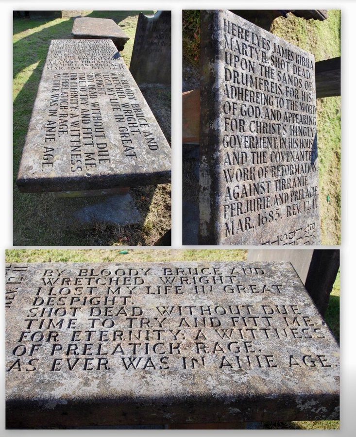 Kirko later gravestone Dumfries