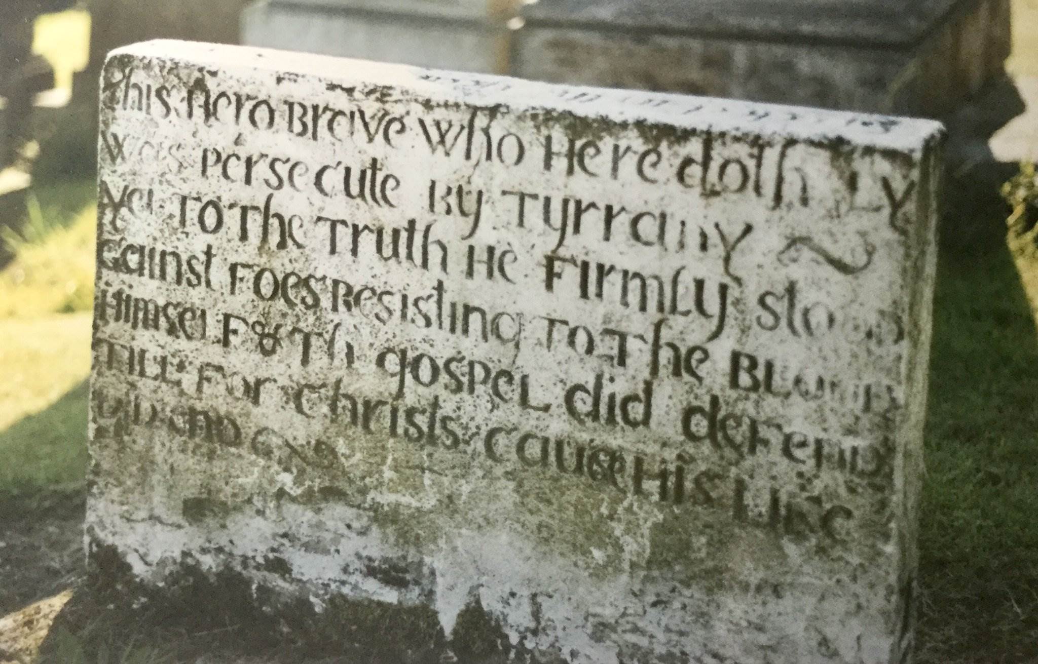 William Dingwall Covenanter Grave Strathaven2